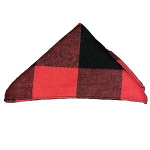 Old Navy Red/Black Checkered Dog Bandana NEW